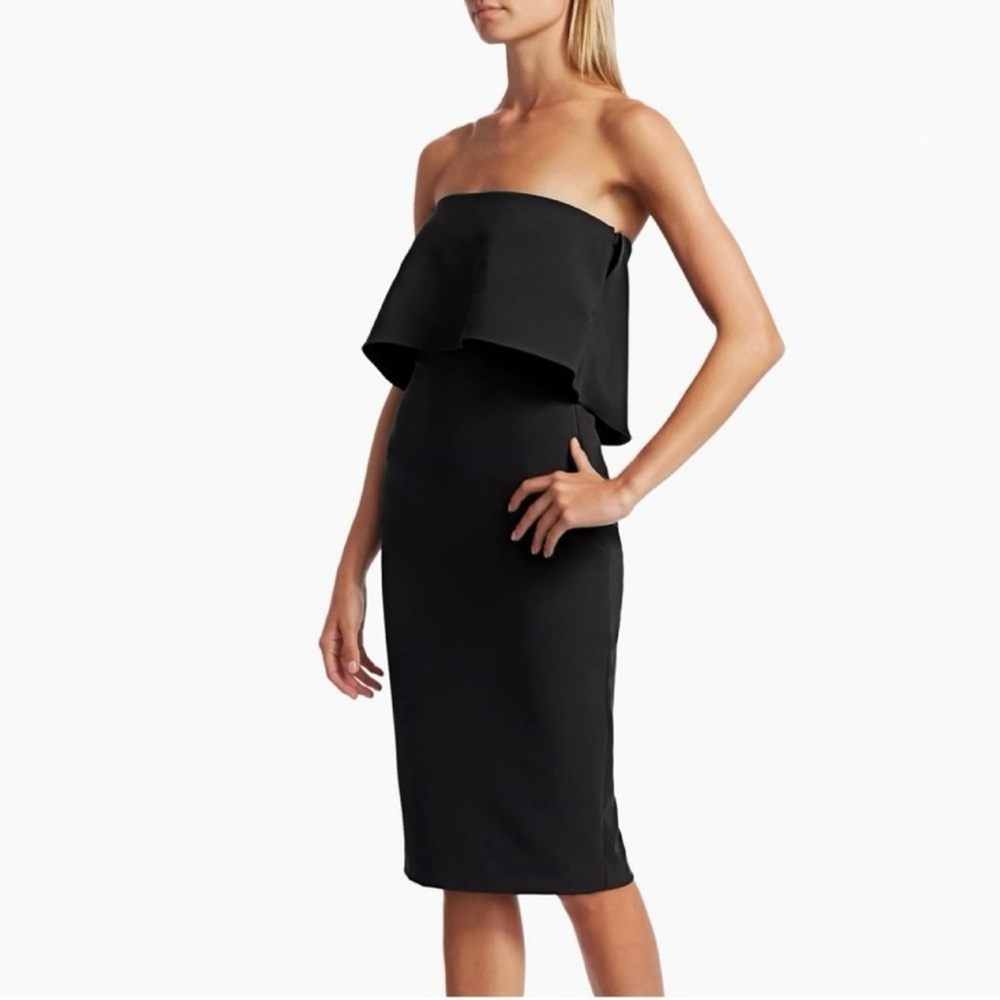 NWOT! Likely | "Driggs" Strapless Midi Dress in Black Size 8 - Picture 2 of 8